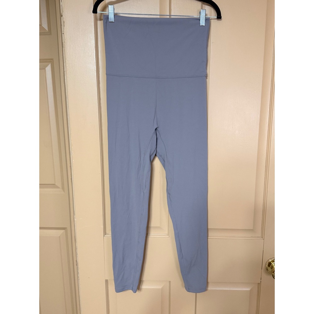 Vitality Cloud II Leggings Gray Blue High Rise Athletic Yoga Pants Medium